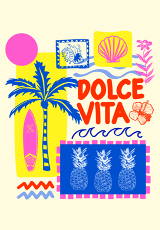 Patchwork Tropical de Verão Dolce Vita