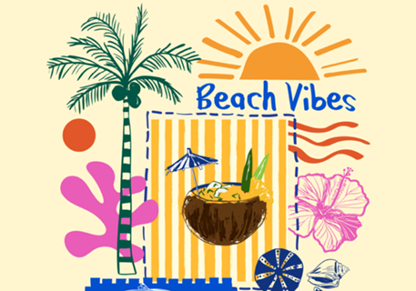 Mediterrâneo Litoral Praia Verão Patchwork Vibes