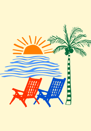 Vibes de Verão na Praia Estética Escapada Costeira