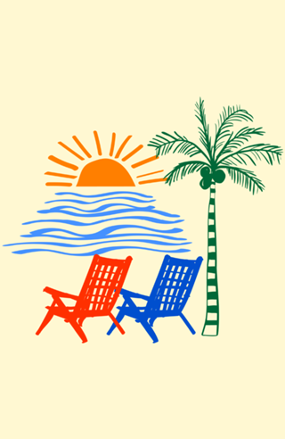 Vibes de Verão na Praia Estética Escapada Costeira