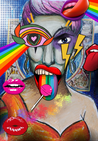 Pop Art Portrait - I love color!