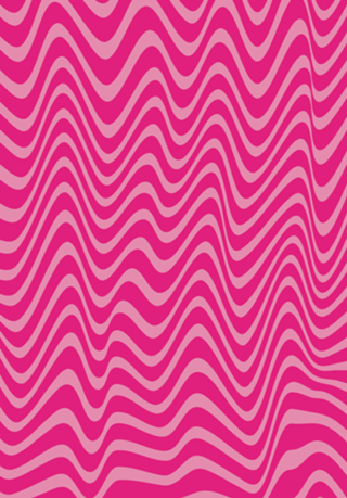 Padrão Wavy Line Rosa