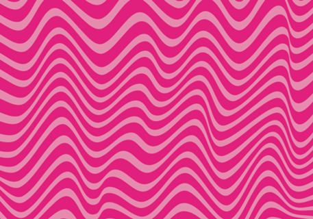 Padrão Wavy Line Rosa