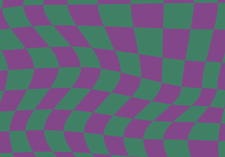 Xadrez Psicodelico Verde e Roxo
