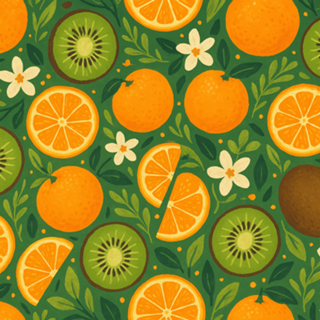Um jardim de frutas