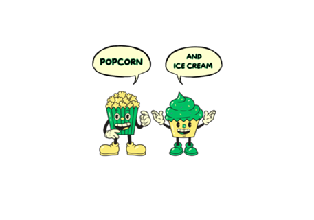 Popcorn and Ice Cream