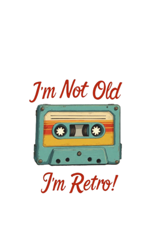 Fita Cassete I'm Not Old, I'm Retro