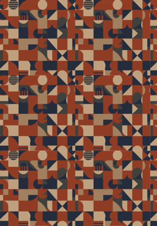 Mosaico Urbano Retrô