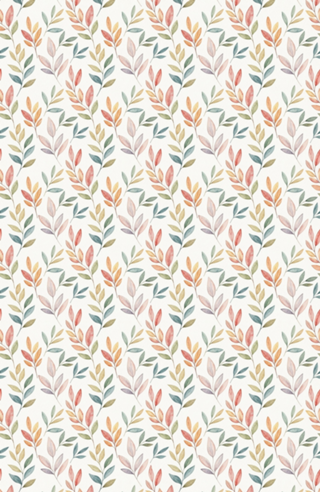 Folhagens em Aquarela – Estampa Botânica Colorida
