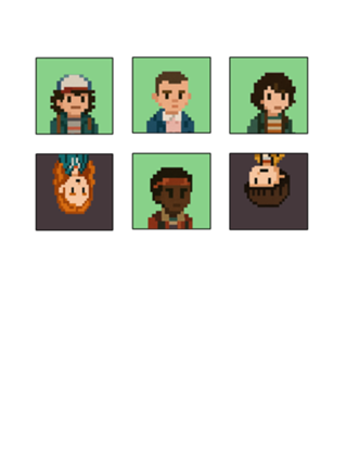 Stranger Things Pixel Art