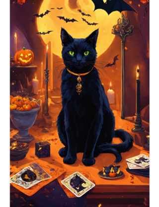 Gato Preto Taro Halloween 2