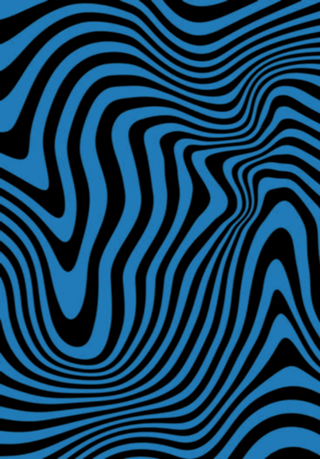 Fundo de Ondas Azul e Preto