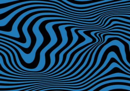 Fundo de Ondas Azul e Preto