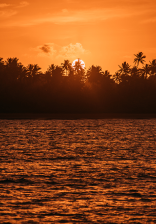 Entardecer em Moreré