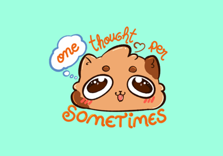 One Thought per Sometimes