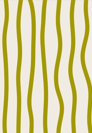 Ondas Modernas Verde Mostarda
