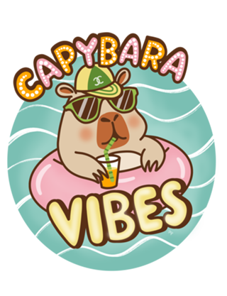 Capivara super fofa kawaii