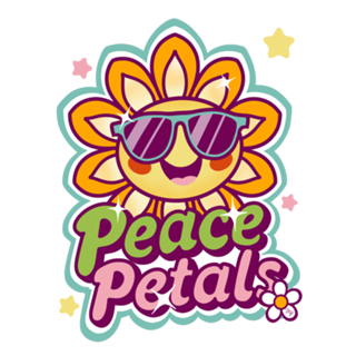 Flor de paz super fofa kawaii