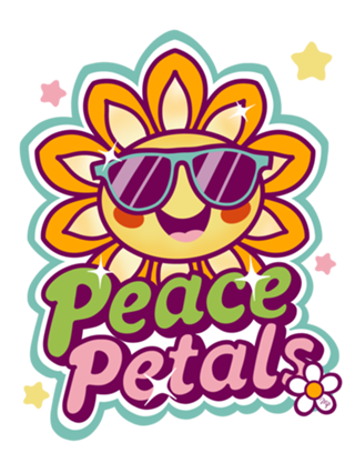 Flor de paz super fofa kawaii