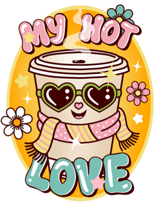 My Hot Love Café super fofa kawaii
