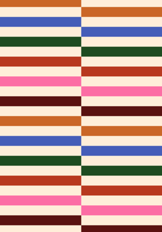 Listras Festivas Retrô Minimalistas