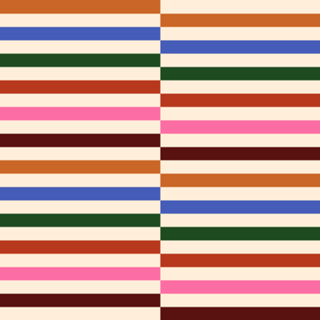 Listras Festivas Retrô Minimalistas