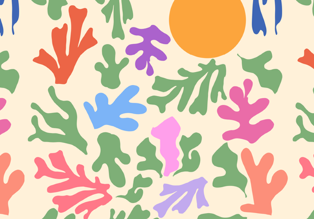 Sol de Primavera Pastel Estilo Matisse