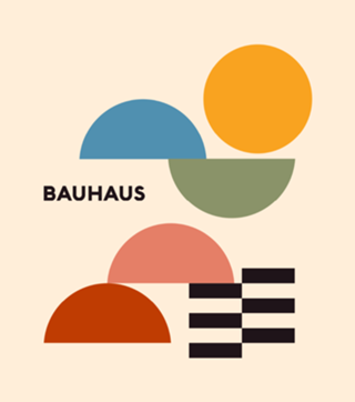 Abstrato Minimalista Retrô Bauhaus
