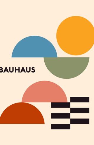 Abstrato Minimalista Retrô Bauhaus
