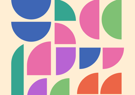 Formas Bauhaus Primavera Pastel