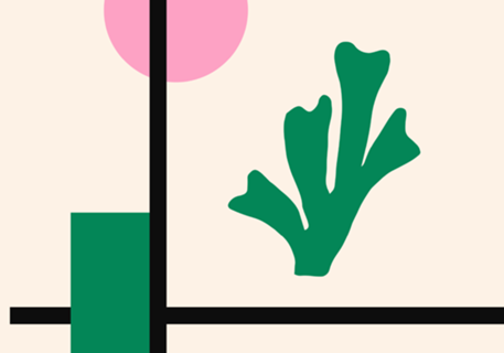 Arte Abstrata Botânica Matisse Minimalista