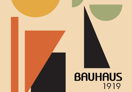Bauhaus Palmeira Verão Abstrato Arte Geométrica
