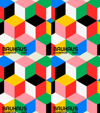 Abstrato Geométrico Bauhaus Colorido 80s