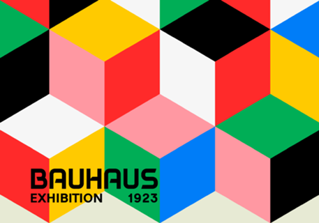 Abstrato Geométrico Bauhaus Colorido 80s