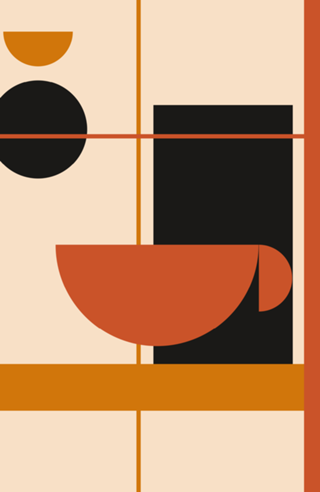 Café Espresso Geométrico Bauhaus