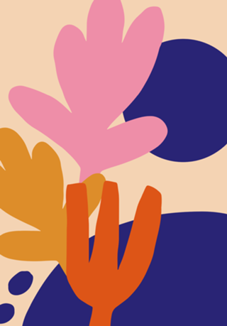 Estética Azul Nórdica Retrô Matisse