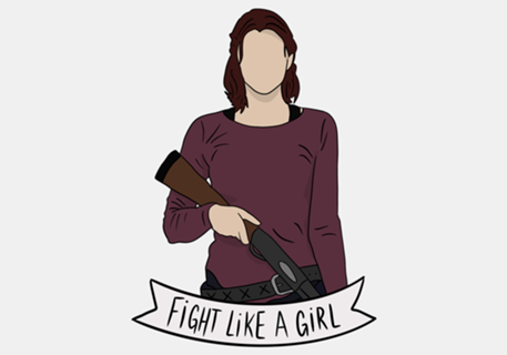 Fight Like Maggie - The Walking Dead