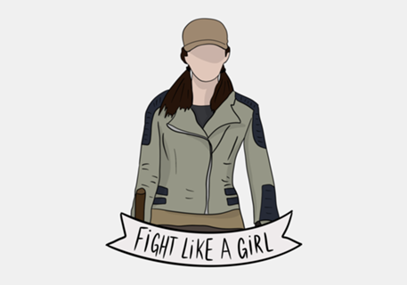 Fight Like Rosita - The Walking Dead