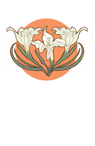Art nouveau lírio