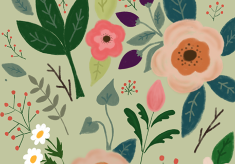 Floral Verde Alface