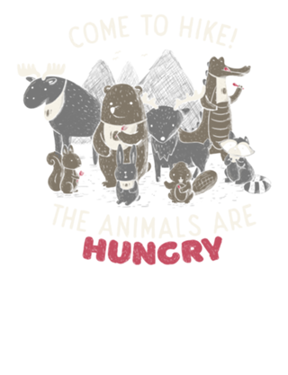 Come to Hike! The animals Are Hungry