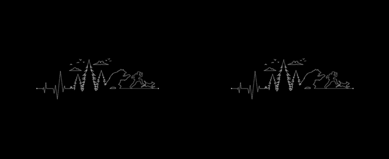 Hiking Heartbeat Running From a Bear Dog