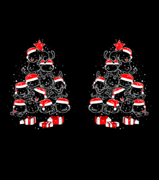 Pile Of Xmas Cats