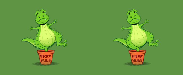 Cactus Rex Free Hugs