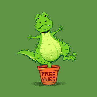 Cactus Rex Free Hugs