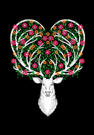Blooming Deer II