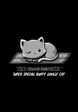 Not a Regular Domestic Cat Black