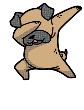 Dabbing Dog