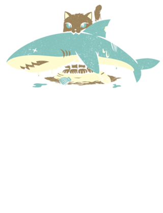 Cat Shark Funny Cat