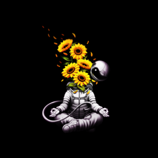 Meditation Astronaut Spring